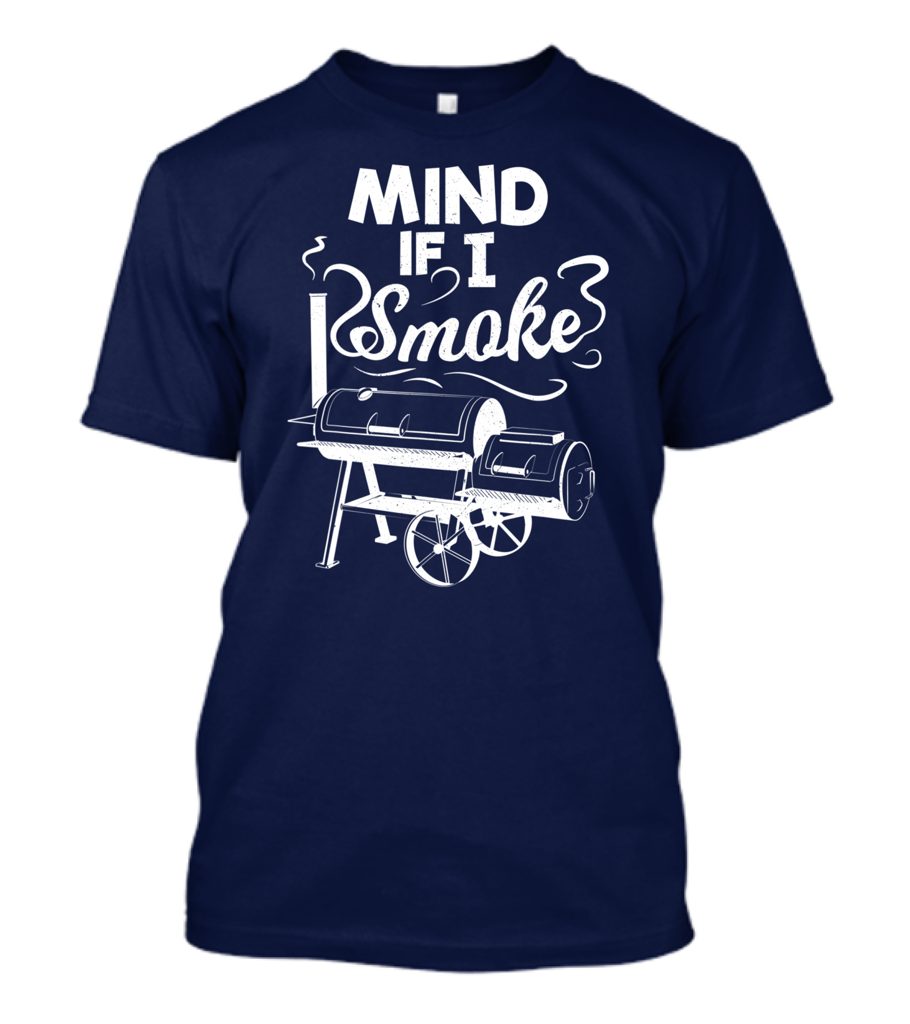Mind If I Smoke BBQ Lover Avid Smoker Vintage Grill T-Shirt