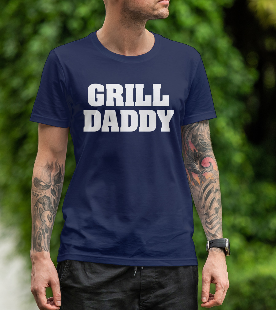 Grill Daddy Outdoor Cooking Grilling Baseball Cap Hat T-Shirt