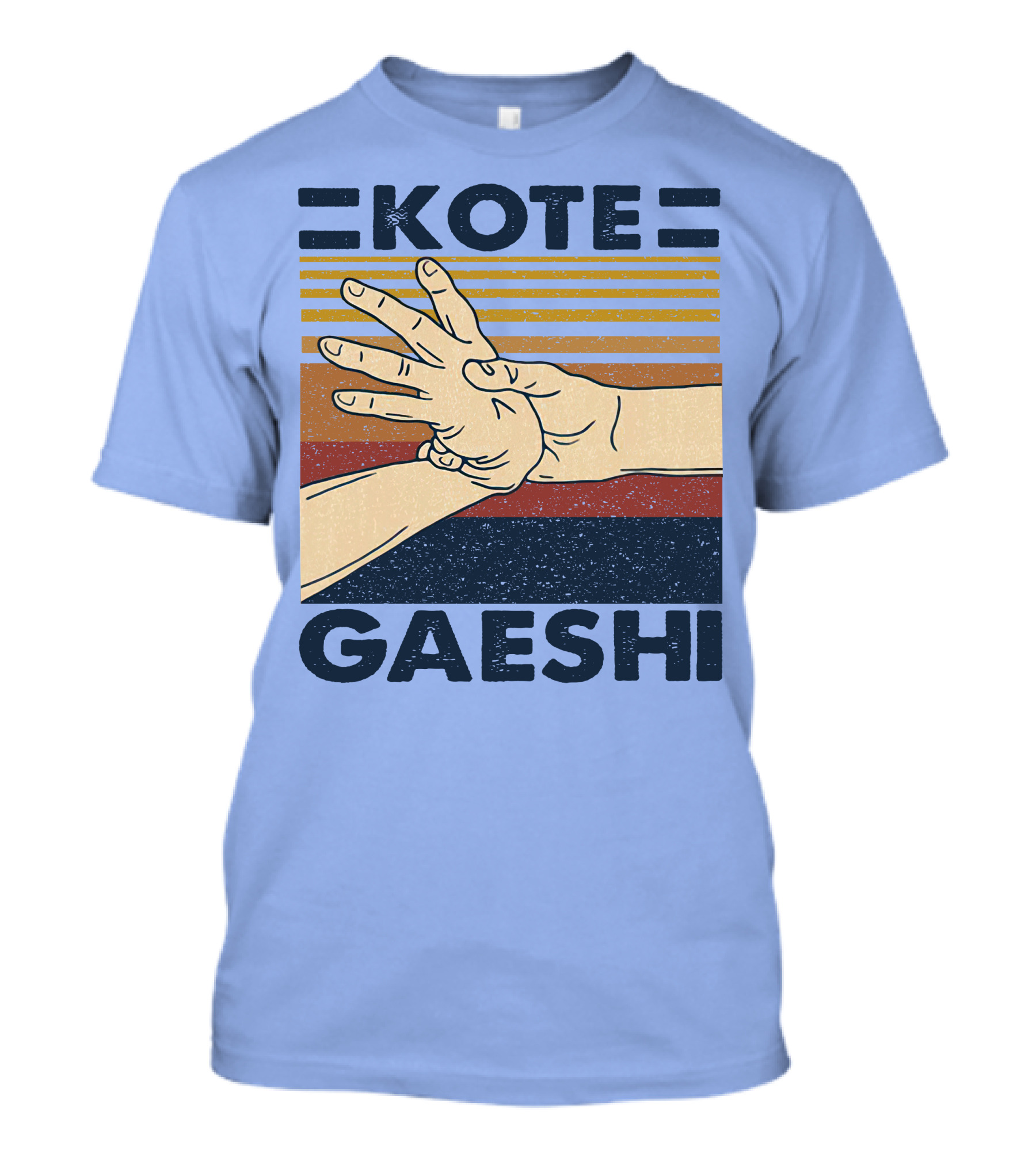 Kote Gaeshi Retro Style Hand Gesture Martial Arts Technique T-Shirt