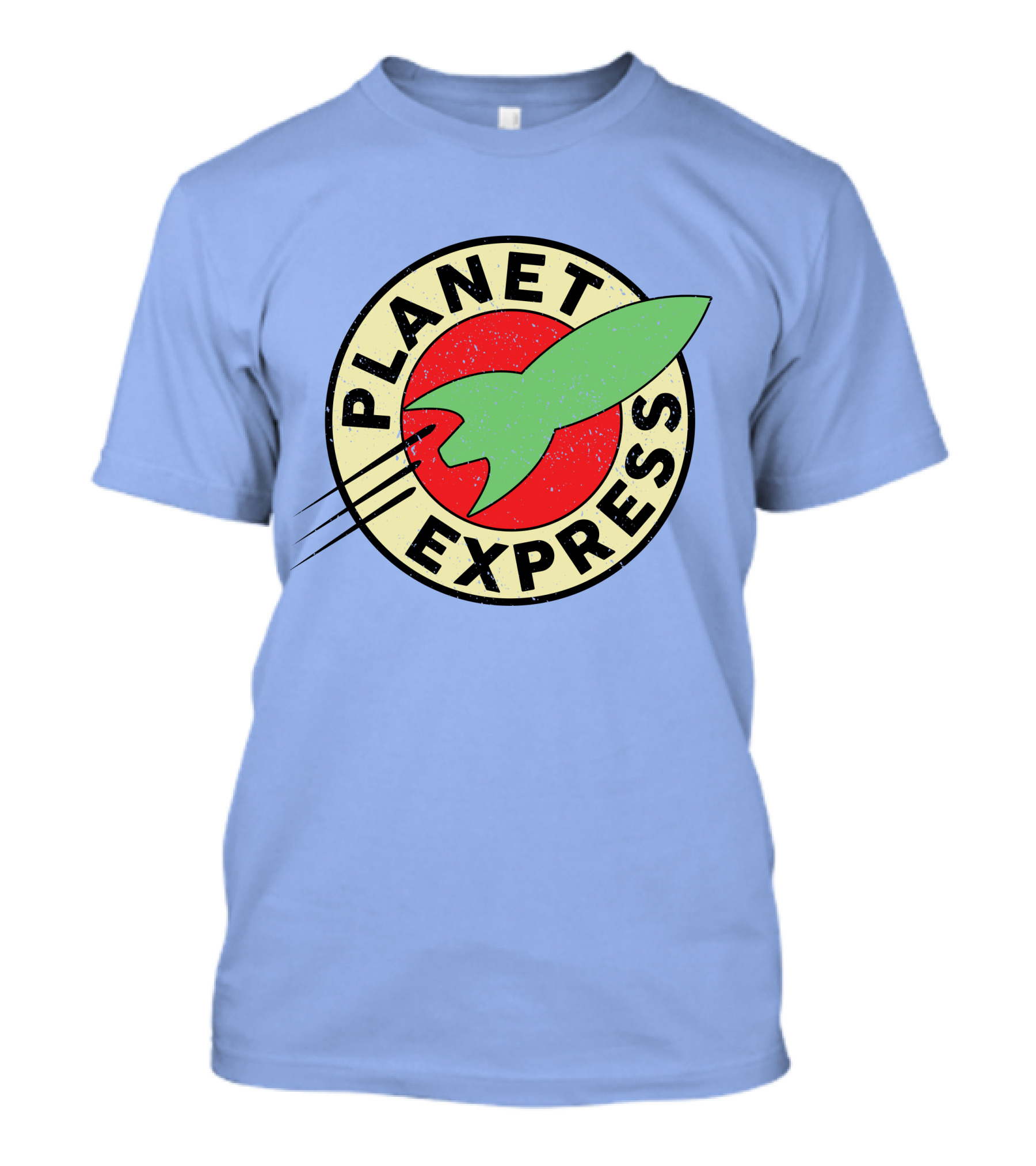 Planet Express Futurama Logo Rocket Badge T-Shirt