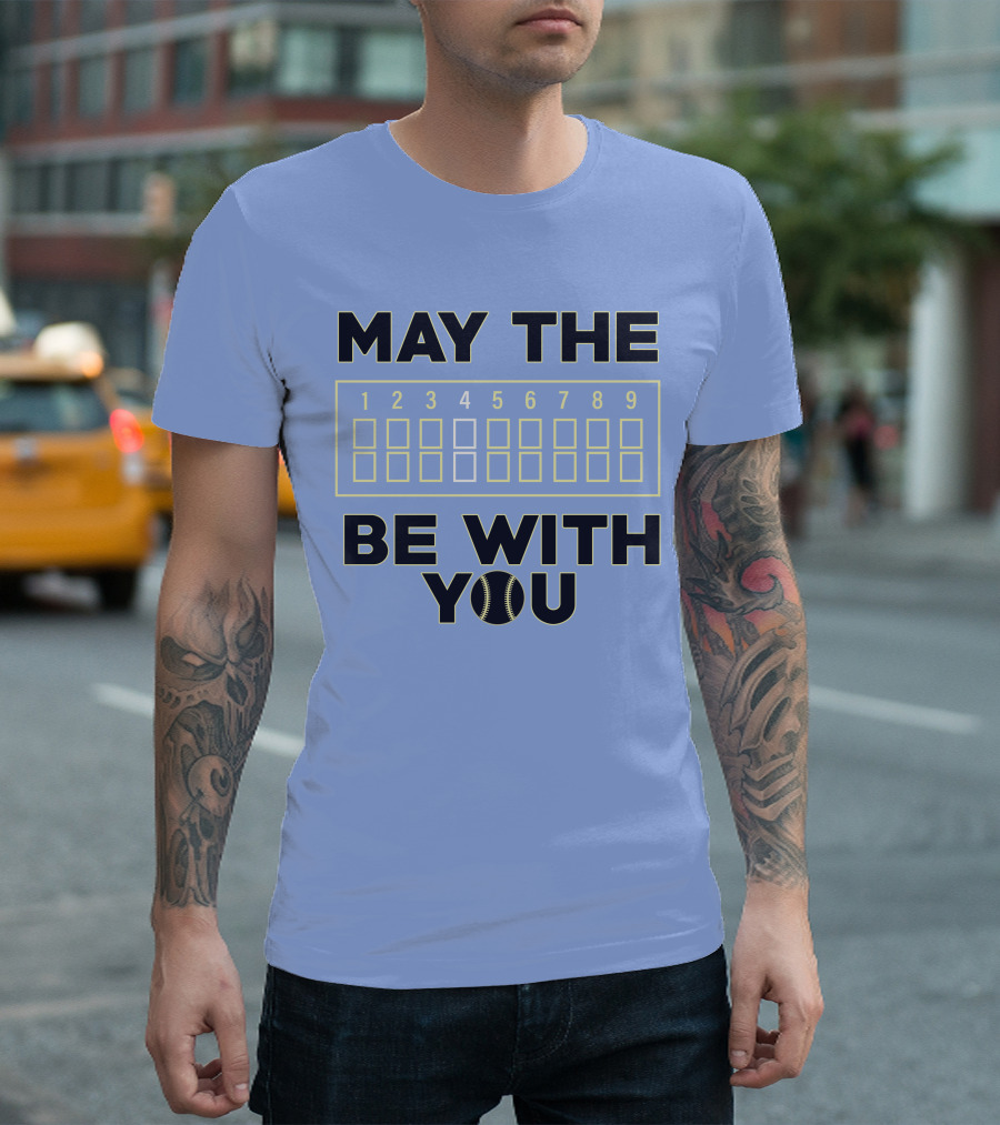 May The 4th Be With You Baseball Scoreboard Fan T-Shirt