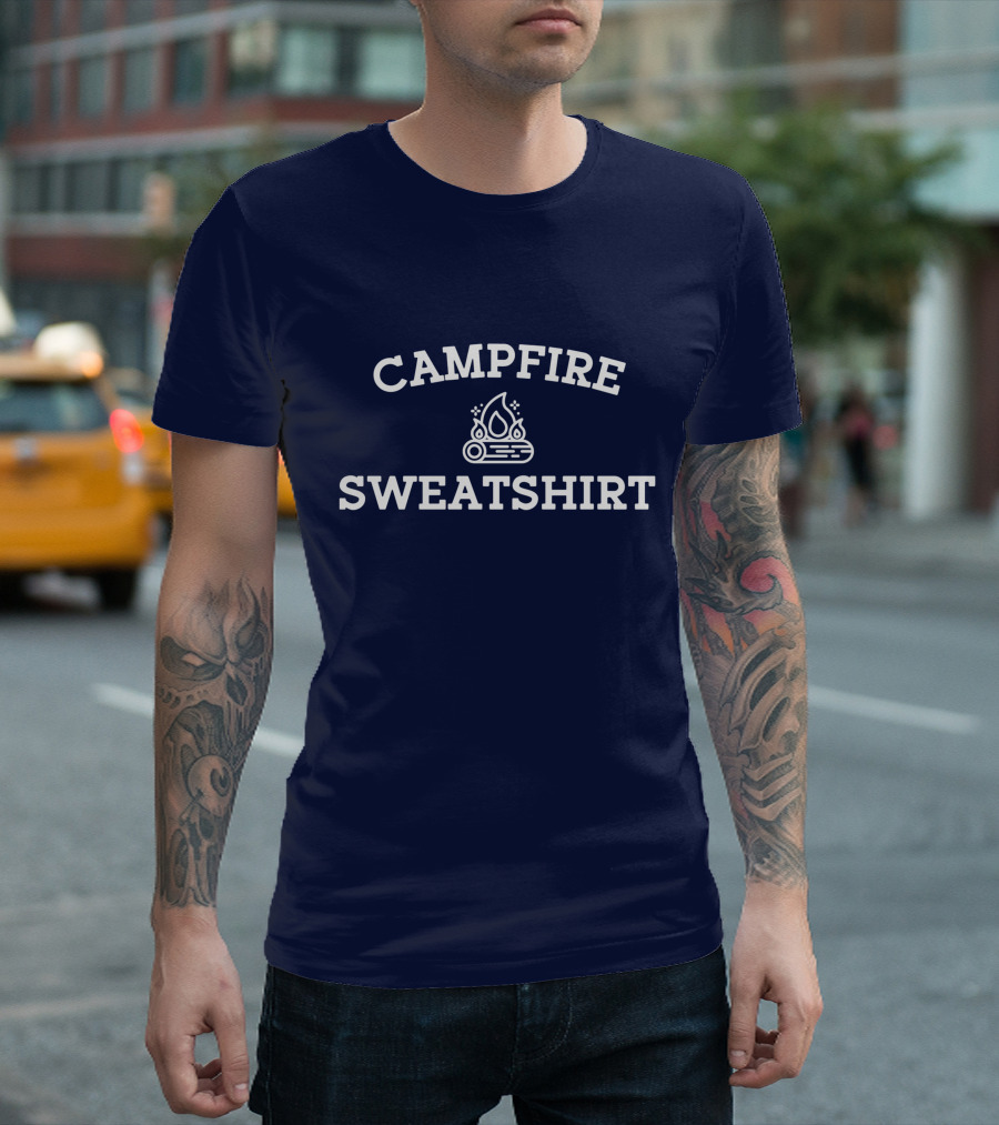 Campfire Sweatshirt Navy Campfire T-Shirt