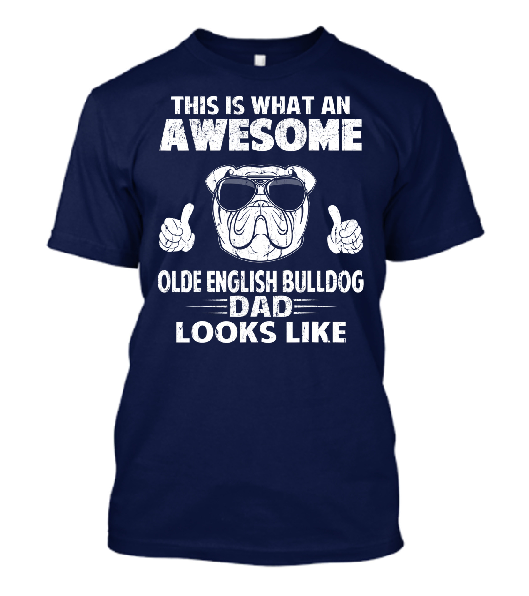 This Is What An Awesome Olde English Bulldog Dad Looks Like T-Shirt