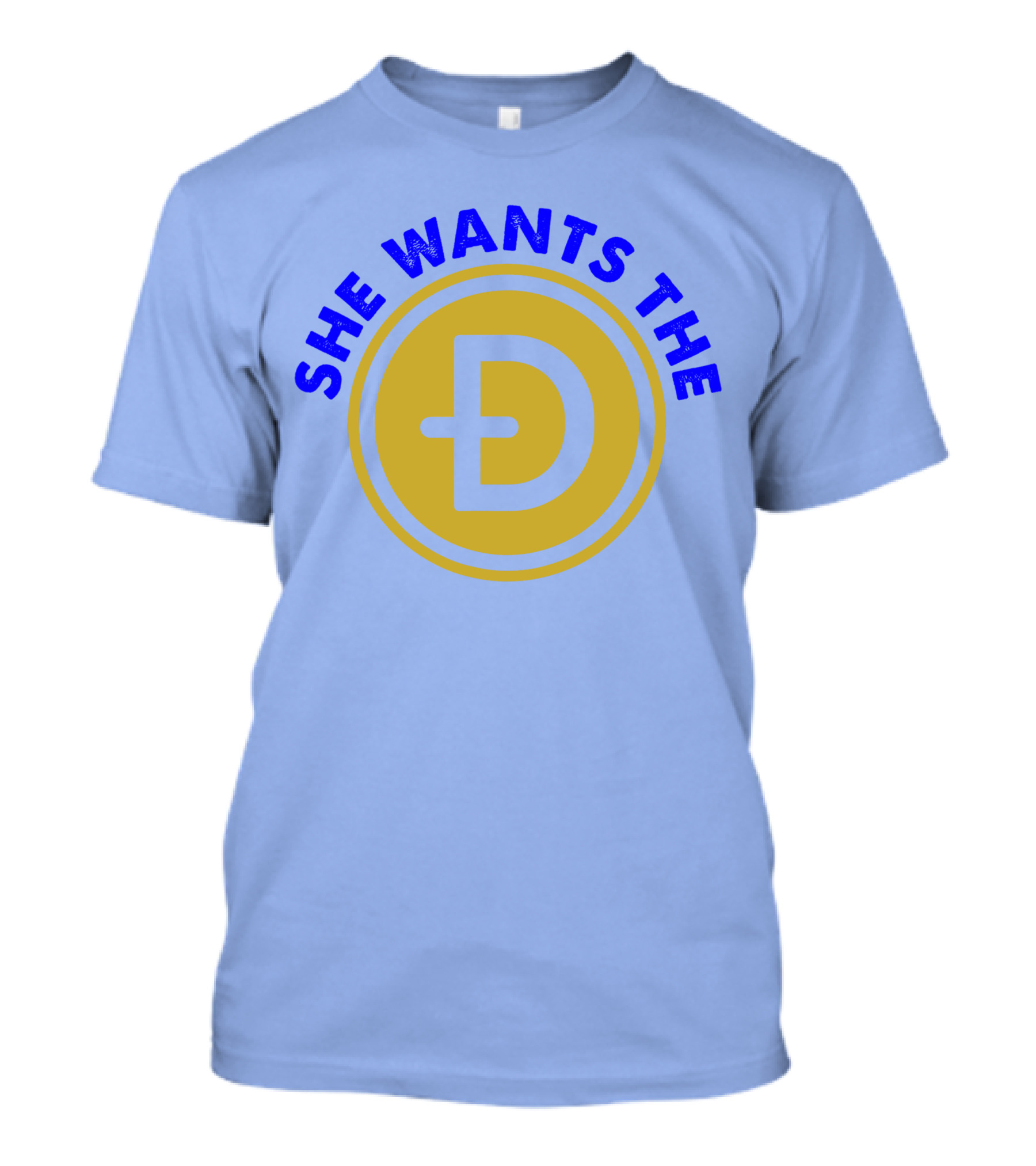 She Wants The Doge Coin To The Moon HODL Meme T-Shirt