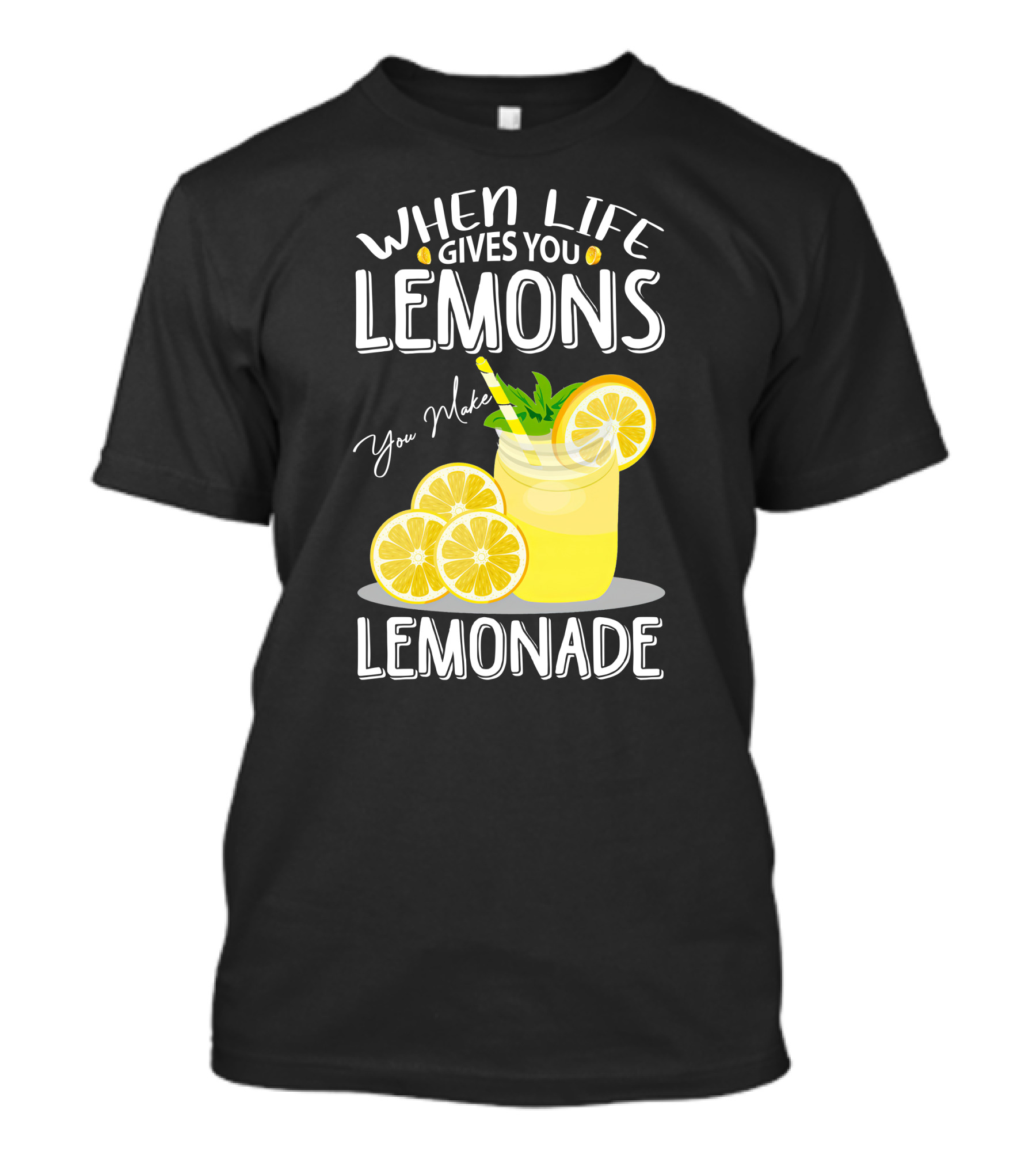 RD When Life Gives You Lemons You Make Lemonade Funny Inspirational T-Shirt