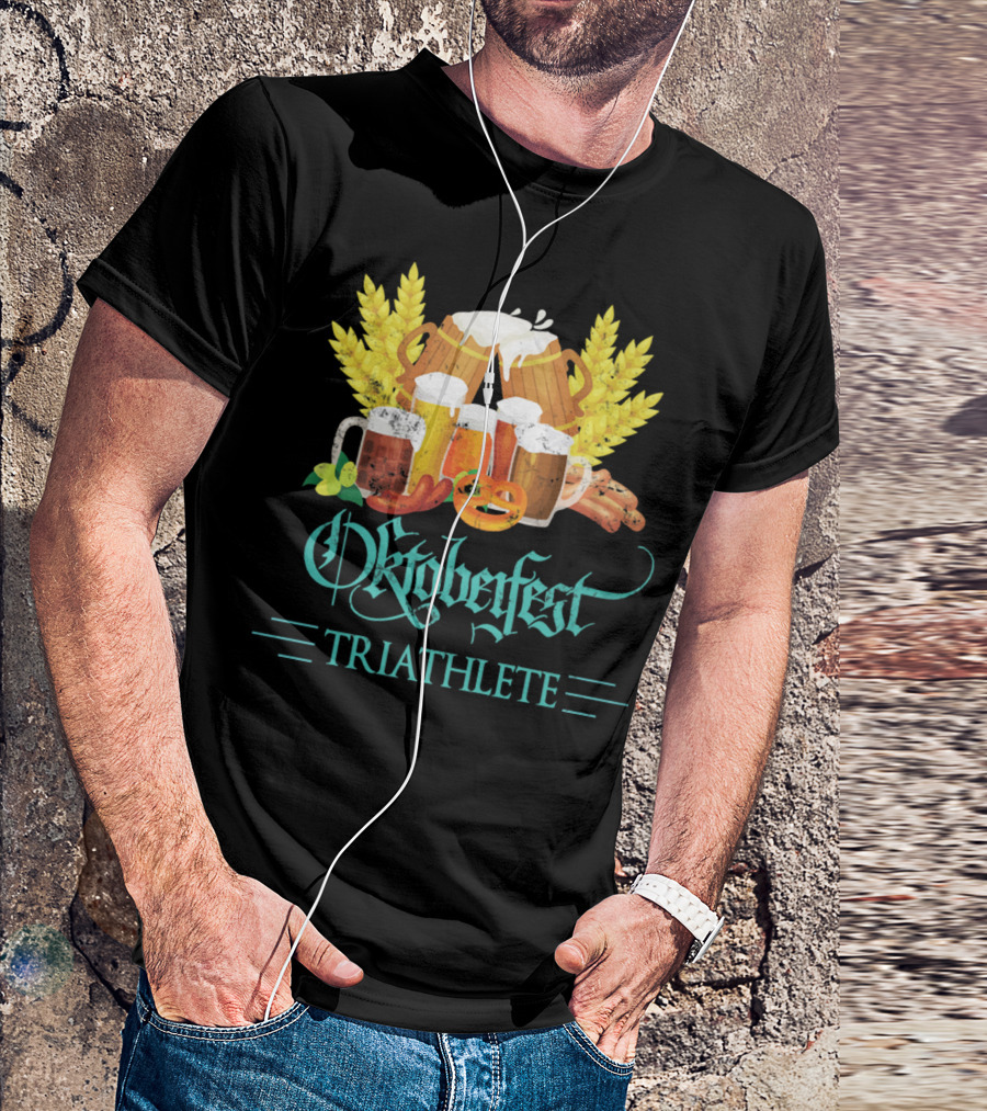 Oktoberfest Triathlete Beer T-Shirt