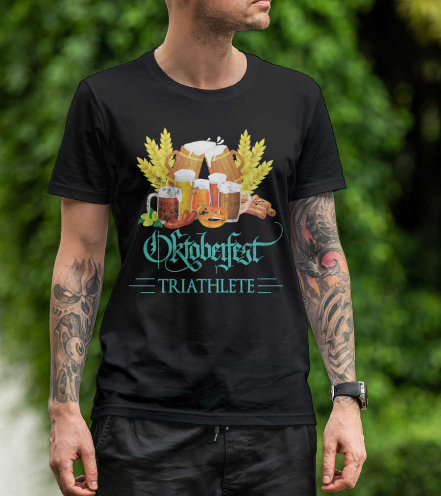 Oktoberfest Triathlete Beer T-Shirt