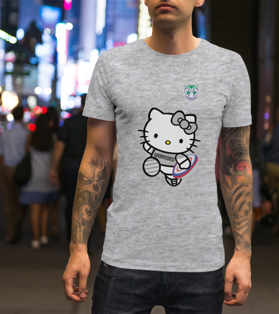 New Zealand Warriors Hello Kitty Rugby T-Shirt