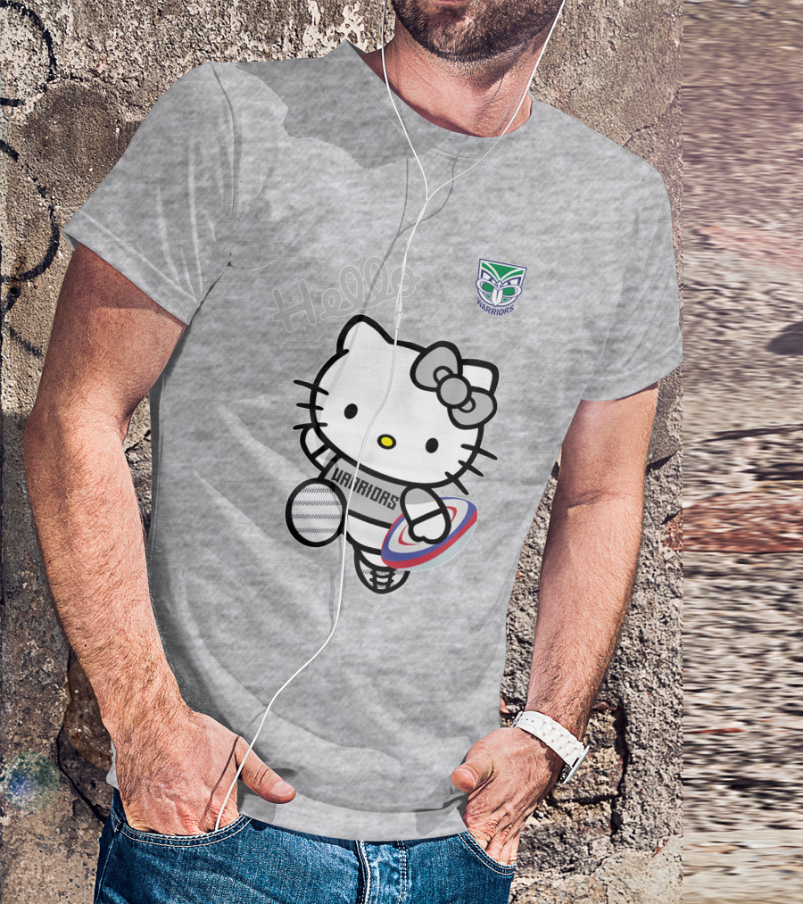 New Zealand Warriors Hello Kitty Rugby T-Shirt