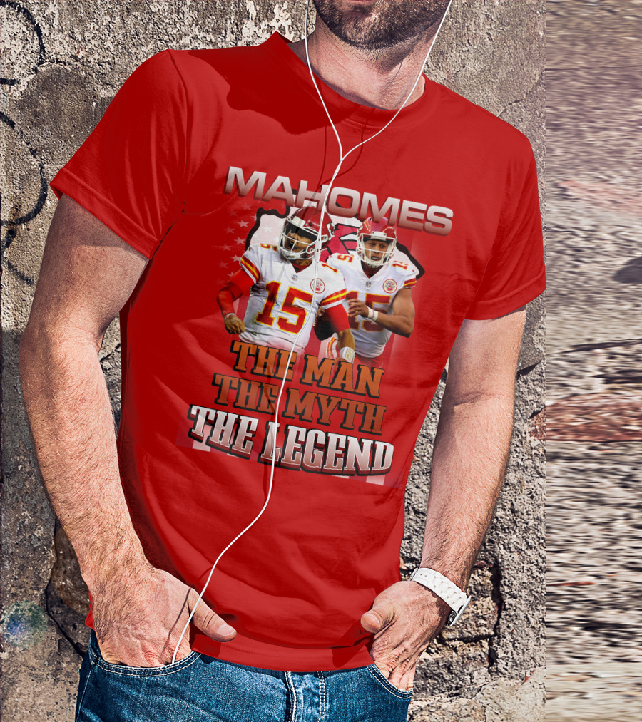 MAHOMES THE MAN THE MYTH THE LEGEND NFL Kansas City Chiefs P504HN6130 T-Shirt