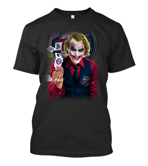 Minnesota Twins Joker MLB Playing Cards T-Shirt