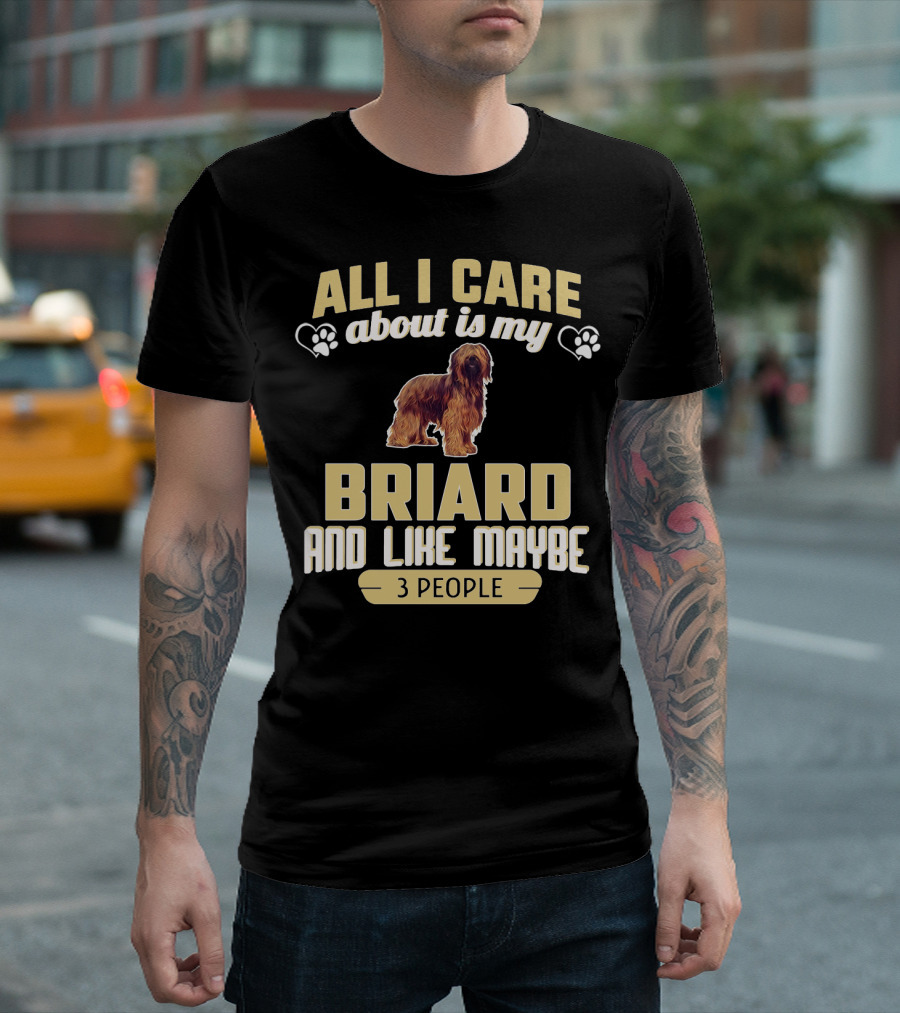 All I Care About Is My Briard and Like Maybe 3 People T-Shirt