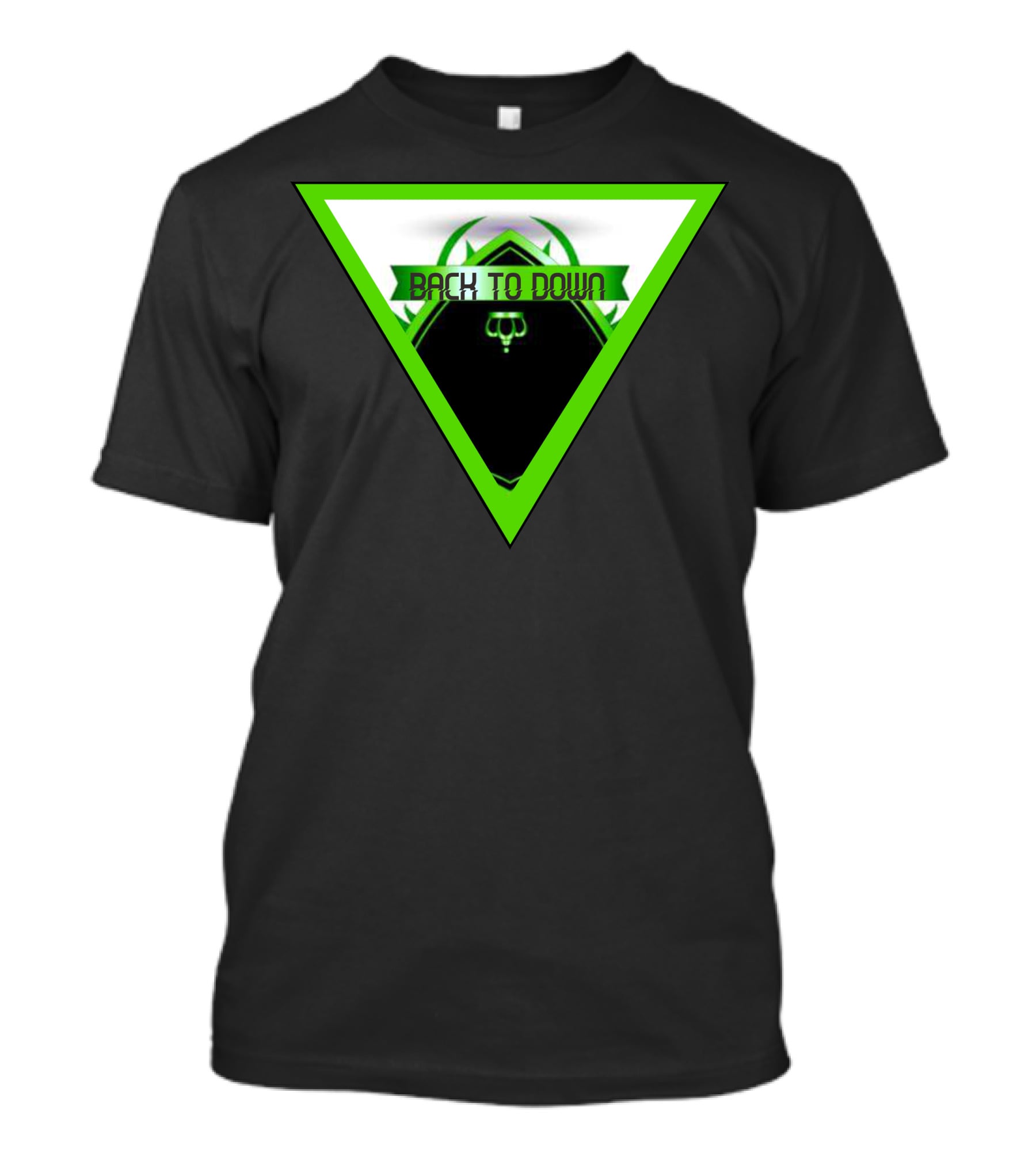 Back To Down Owl Triangle Emblem T-Shirt