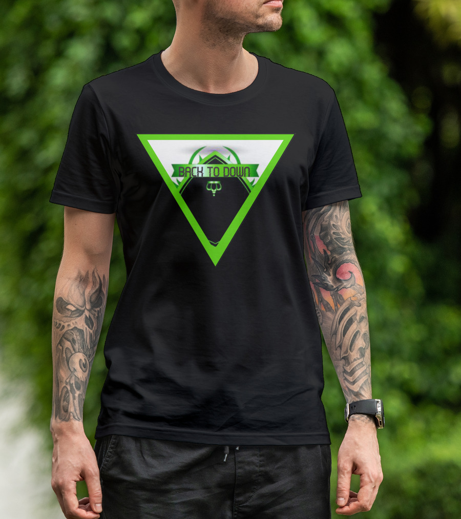 Back To Down Owl Triangle Emblem T-Shirt