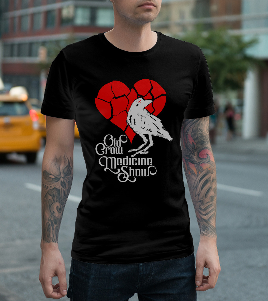 Old Crow Medicine Show Broken Heart Crow T-Shirt