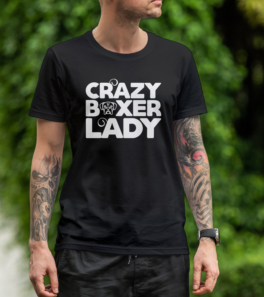 CRAZY BOXER LADY PUP T-Shirt