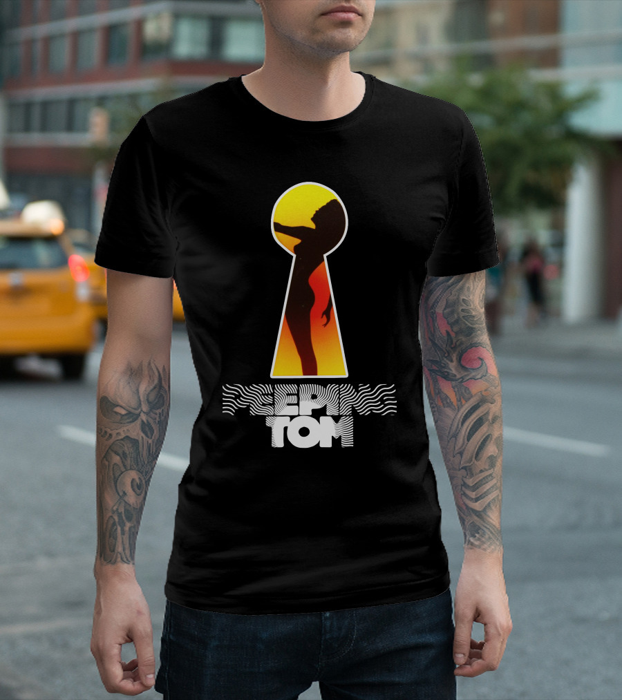 Peeping Tom 2006 Keyhole Silhouette Sunset T-Shirt