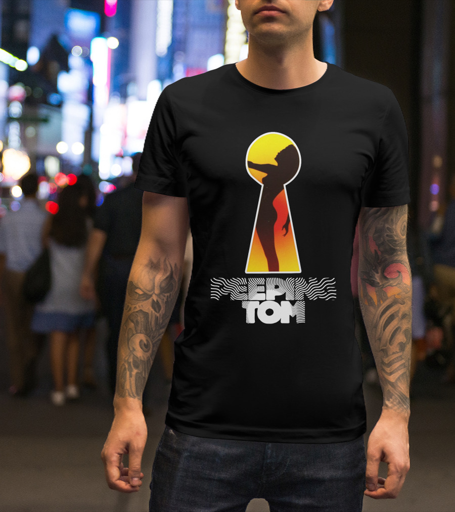 Peeping Tom 2006 Keyhole Silhouette Sunset T-Shirt