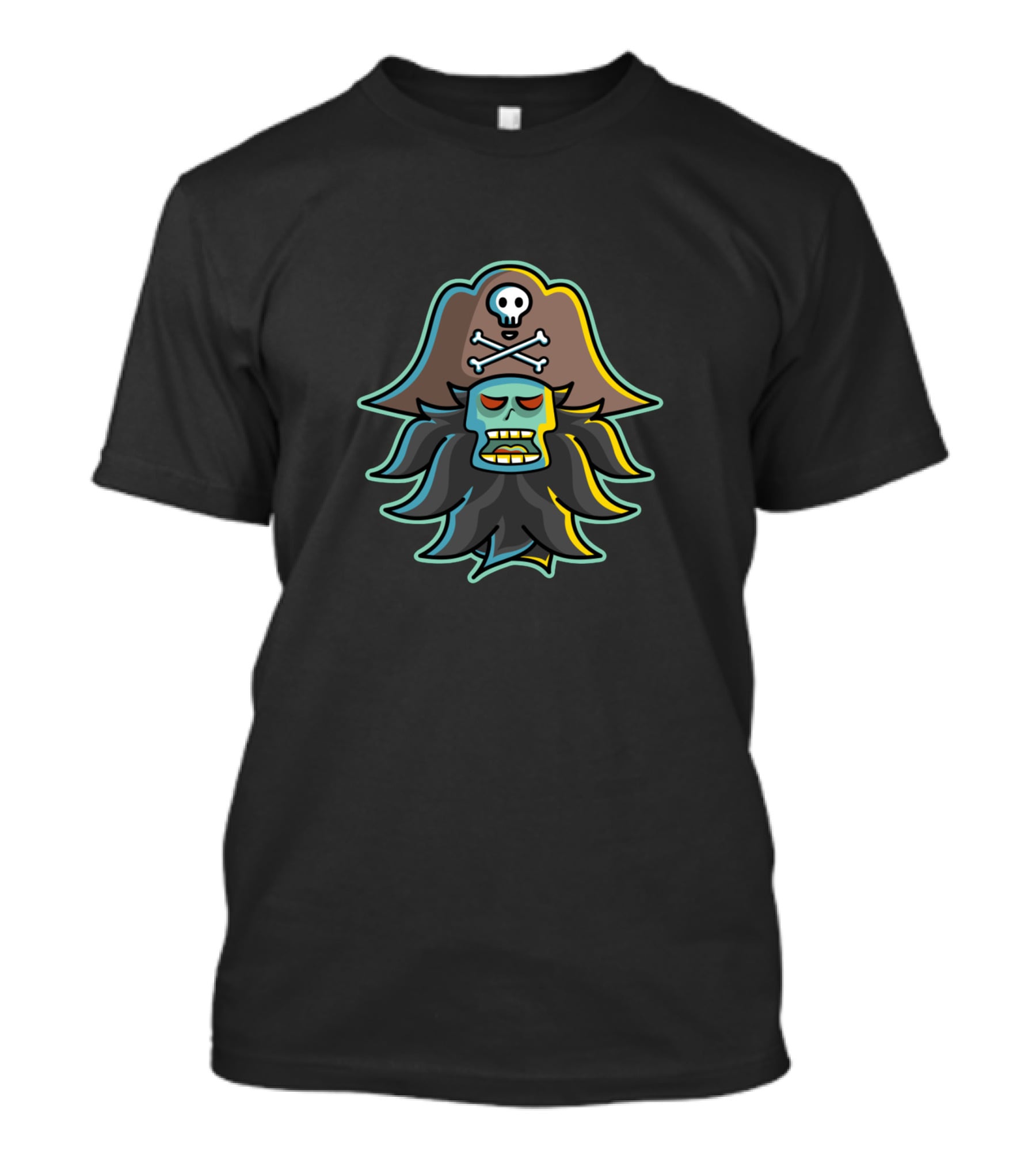 Pirate Lechuck Skull And Crossbones Hat T-Shirt