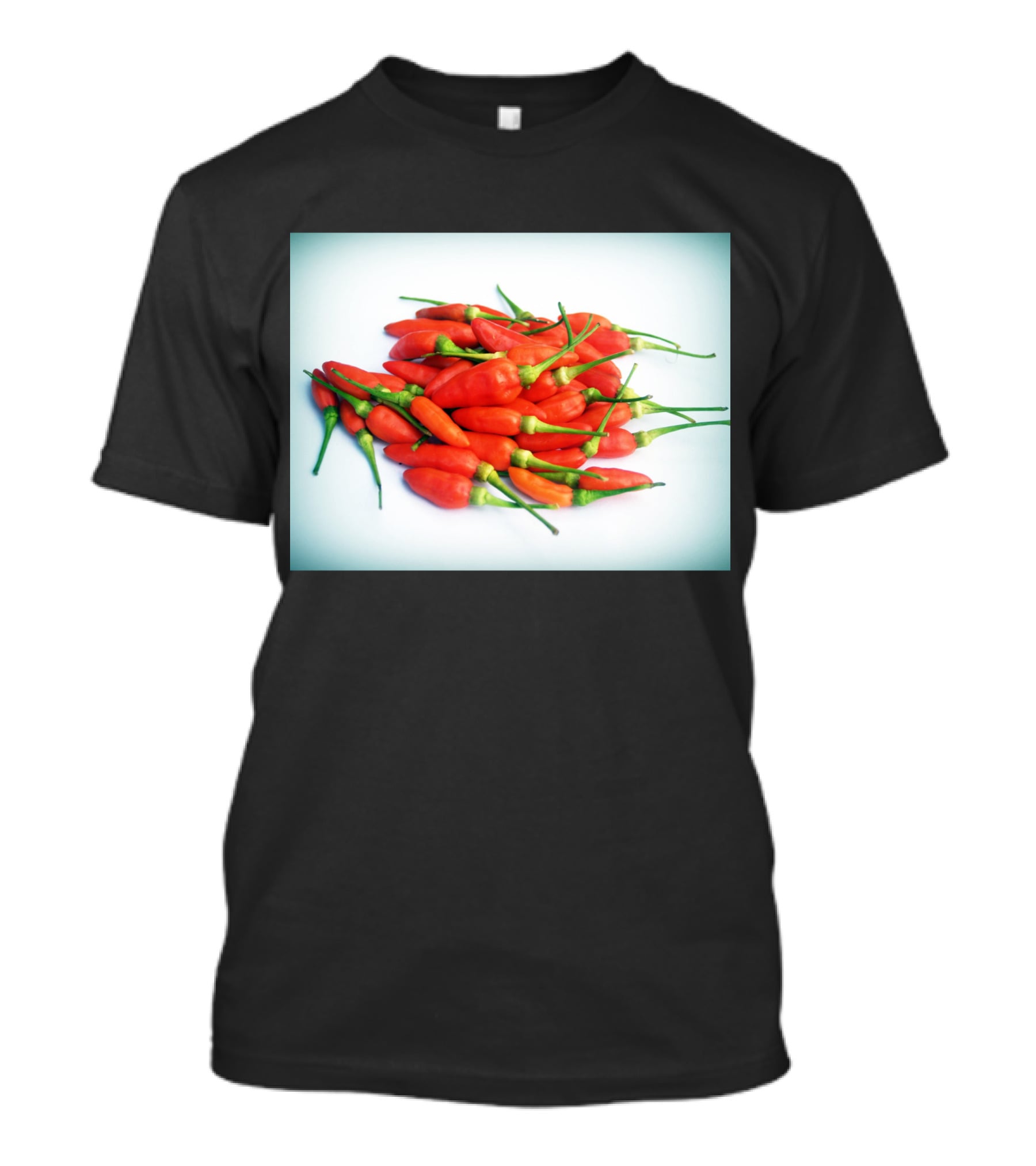 Red Chilli Peppers Abundance Hot And Spicy T-Shirt