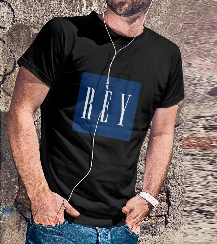 Rey Blue Square Block T-Shirt