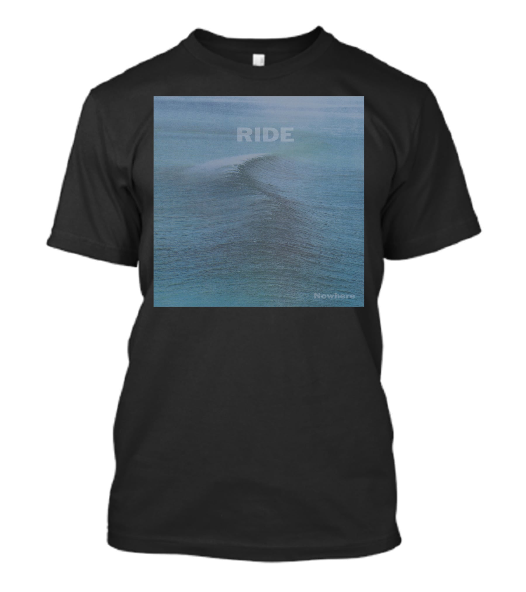 Ride Nowhere Album Cover Ocean Wave T-Shirt