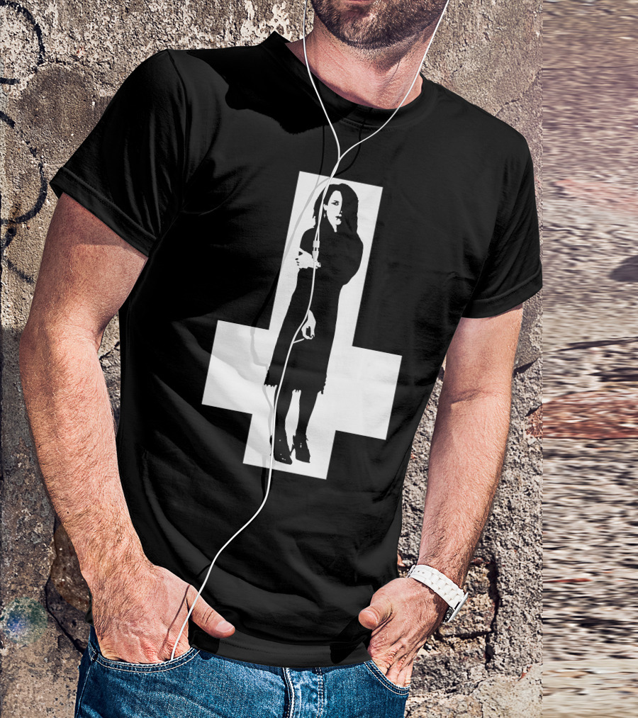 Rozz Williams Gothic Silhouette Cross T-Shirt