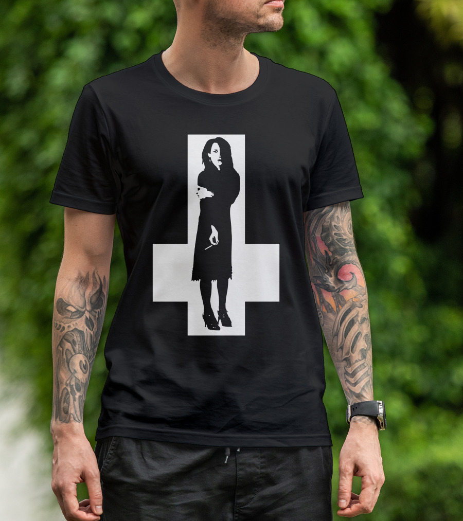 Rozz Williams Gothic Silhouette Cross T-Shirt