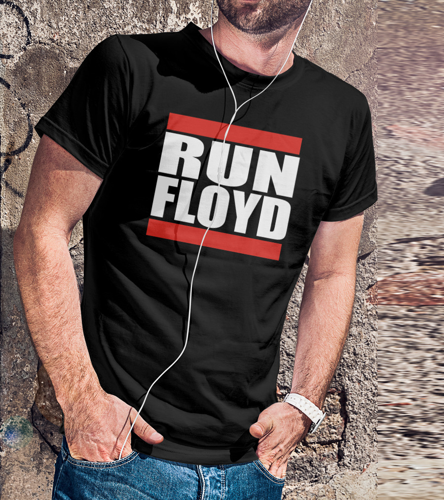 RUN FLOYD 90S HIP HOP ICONIC STYLE LOGO INFLUENCE T-Shirt