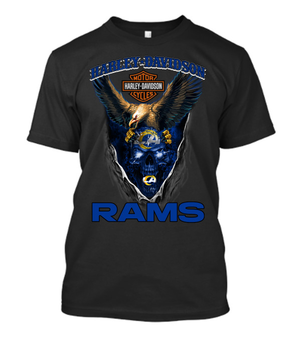 Harley Davidson Los Angeles Rams Hd29Nfl T-Shirt