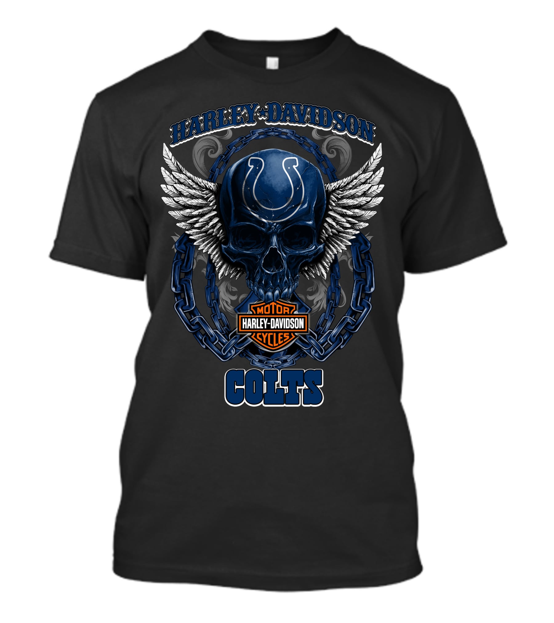 Harley Davidson Motor Cycles Colts Nfl Indianapolis Colts T-Shirt