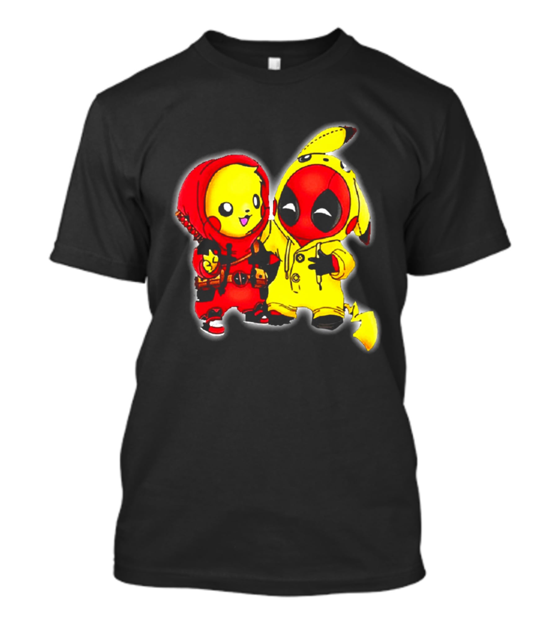 Deadpool Pikachu Mashup Costume Friendship T-Shirt