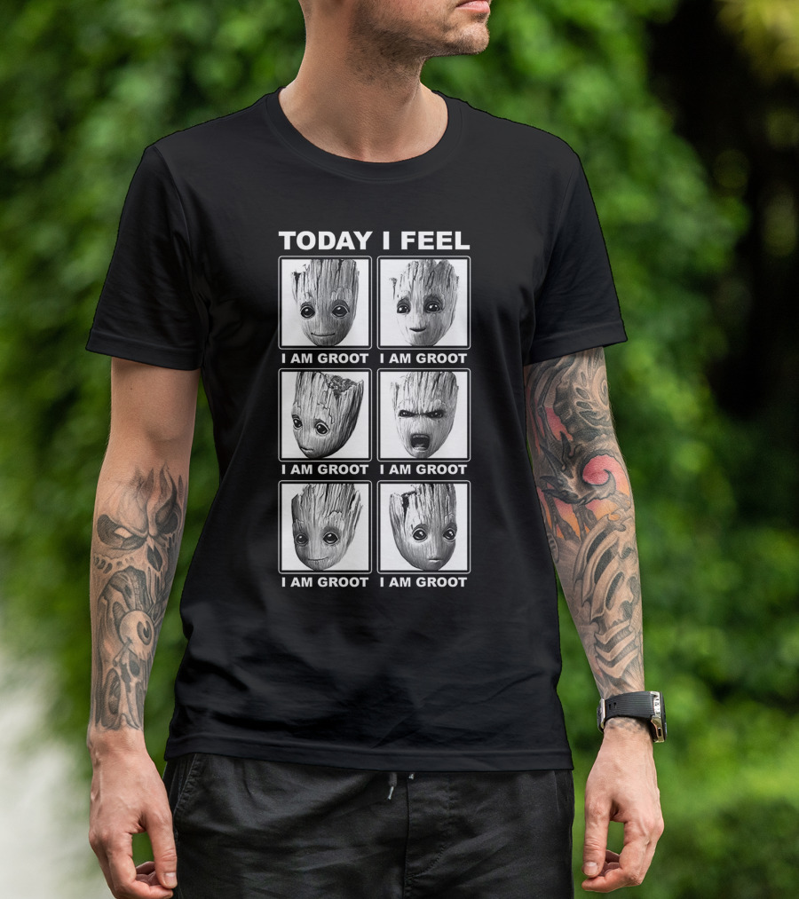 TODAY I FEEL I AM GROOT EMOTIONS VARIATION T-Shirt