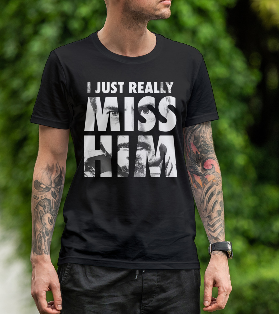 I Just Really Miss Him Tony Stark Tribute Marvel T-Shirt