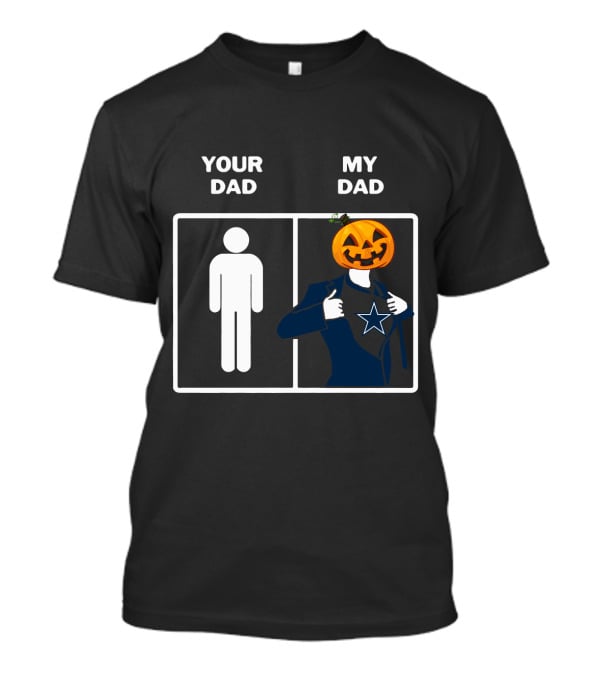 Your Dad My Dad Dallas Halloween Pumpkin Star T-Shirt