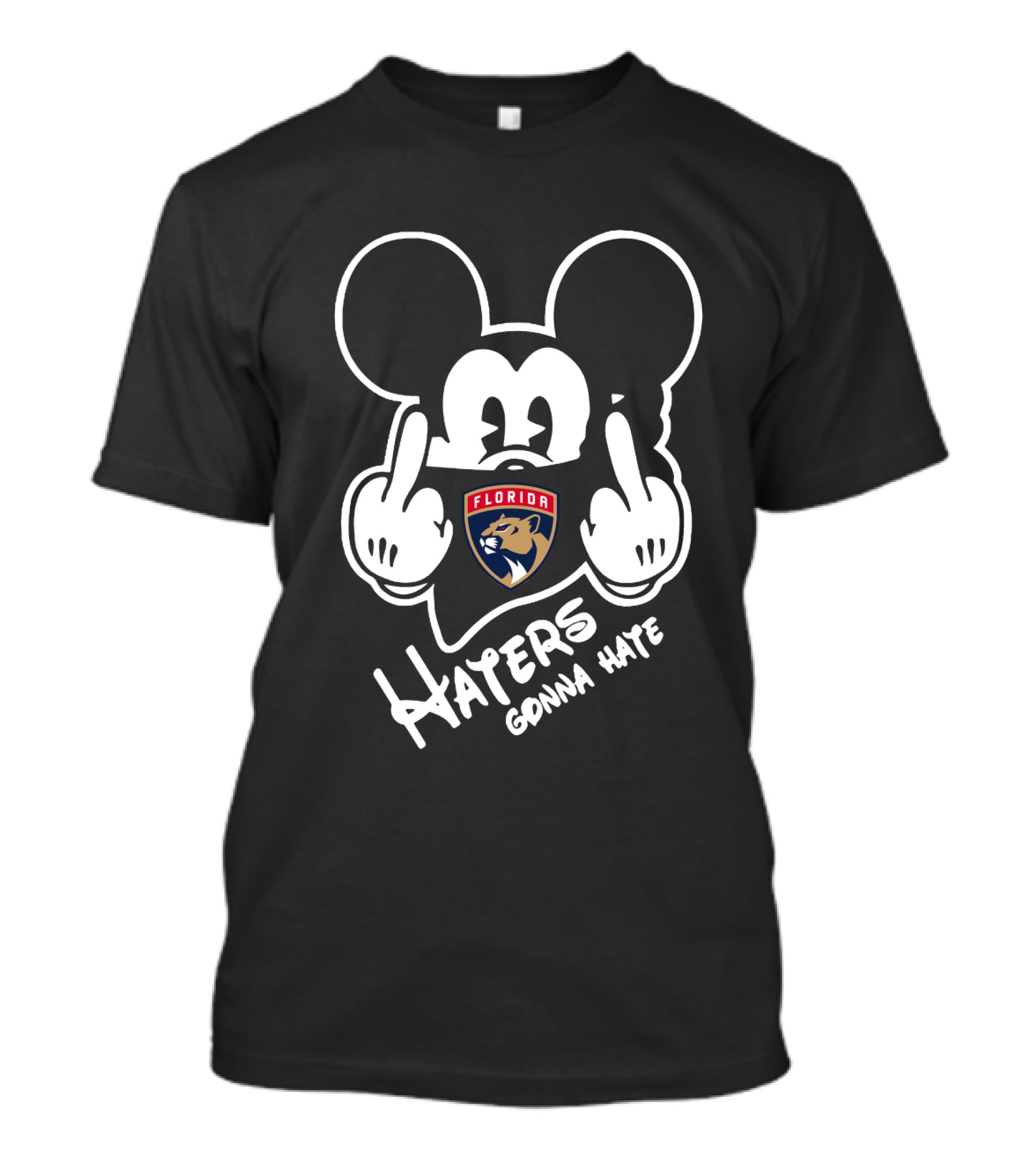 Florida Panthers Haters Gonna Hate Mickey T-Shirt