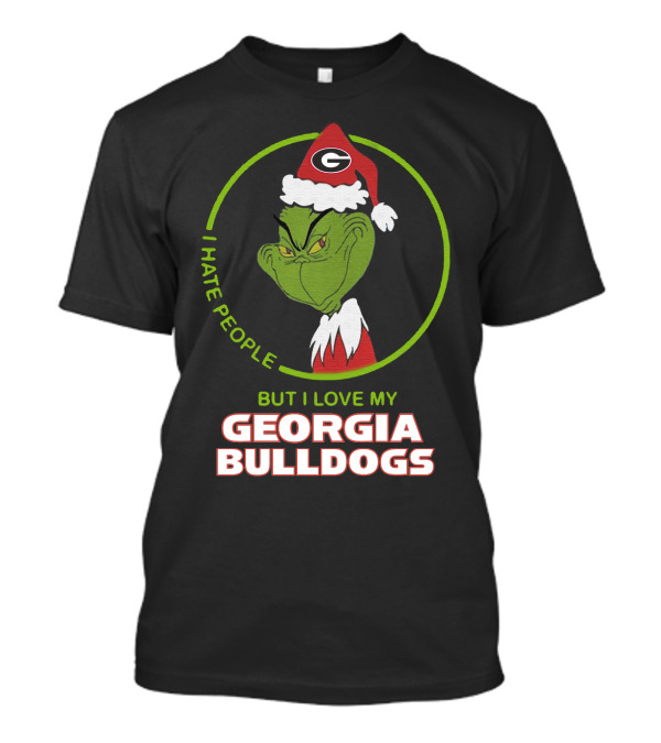 I Hate People But I Love My Georgia Bulldogs T-Shirt