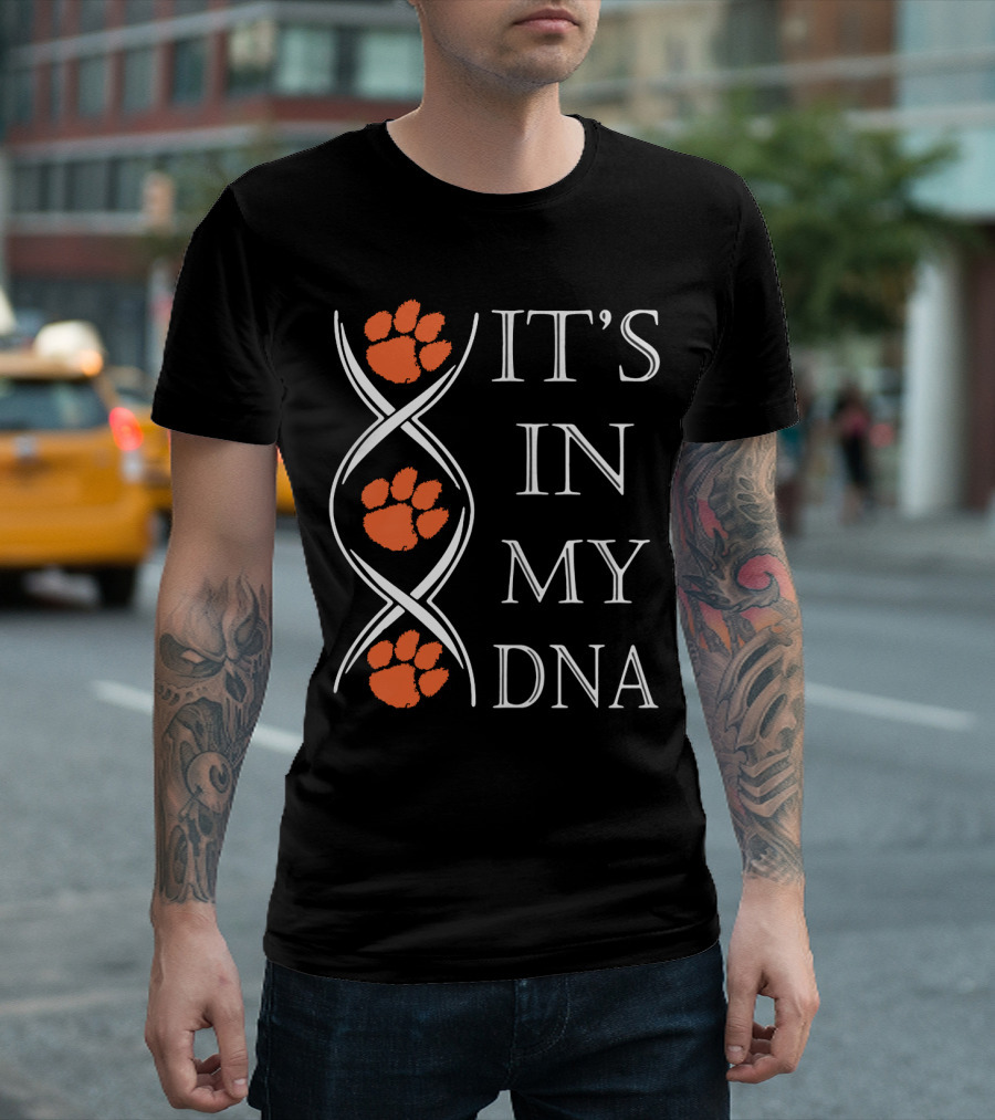 Clemson Tigers Football It's In My Dna T-Shirt