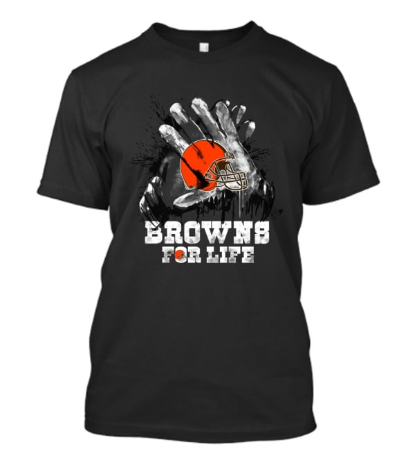 Cleveland Browns For Life Helmet T-Shirt