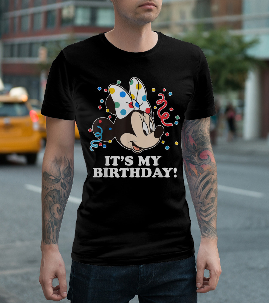 Minnie Mouse It's My Birthday Celebration T-Shirt