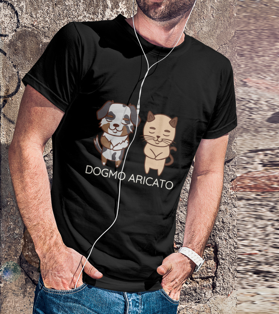 Dogmo Aricato Australian Shepherd Cat T-Shirt