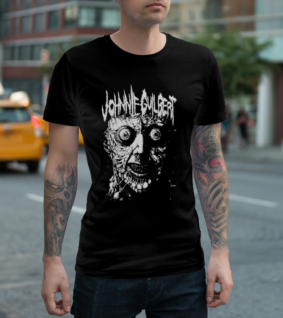 Johnnie Guilbert Haunted Soul Horror Face T-Shirt