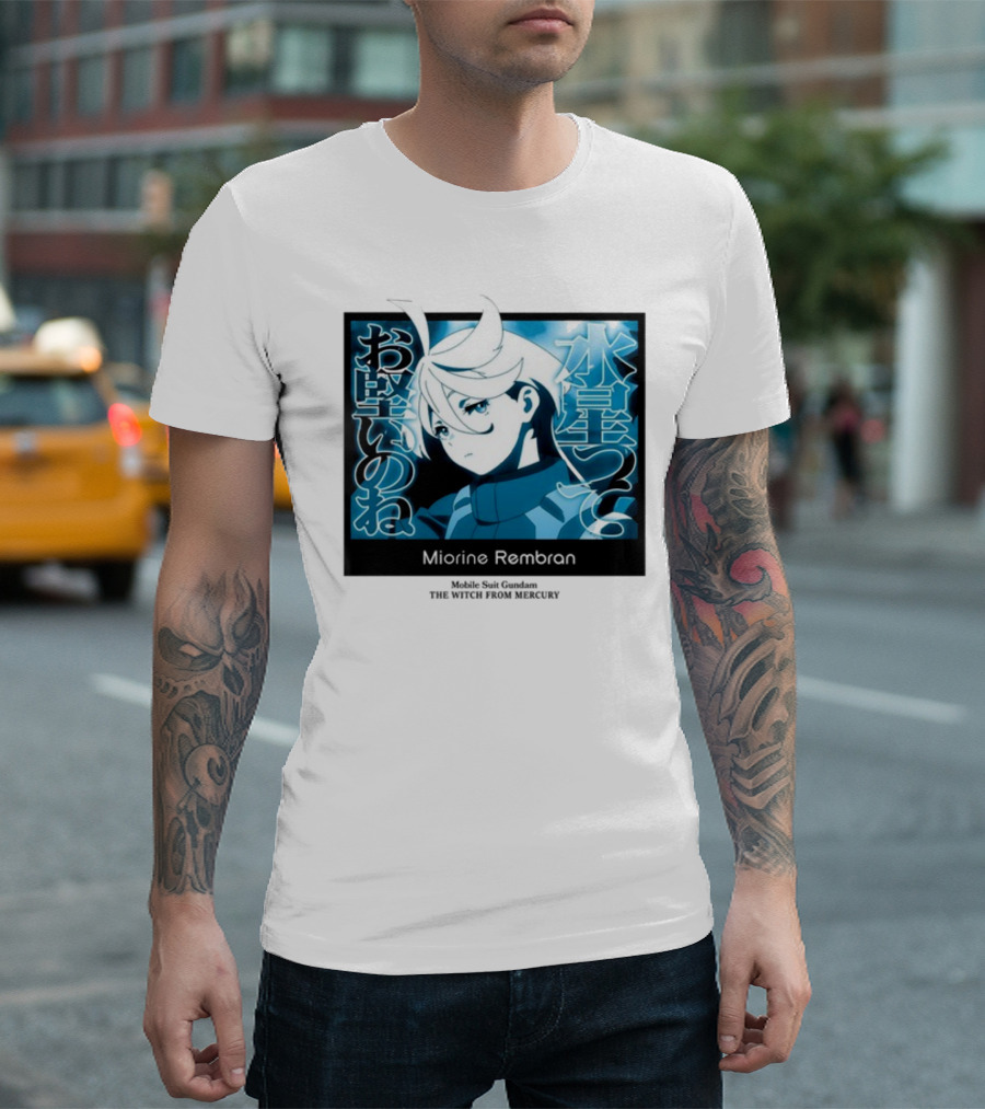 Miorine Rembran Mobile Suit Gundam The Witch From Mercury Anime Character T-Shirt