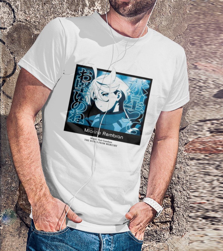 Miorine Rembran Mobile Suit Gundam The Witch From Mercury Anime Character T-Shirt