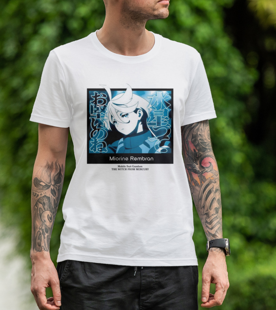 Miorine Rembran Mobile Suit Gundam The Witch From Mercury Anime Character T-Shirt