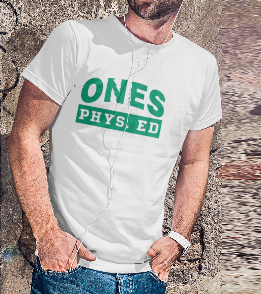 ONES Phys Ed Retro Sports Logo Vintage Gym T-Shirt