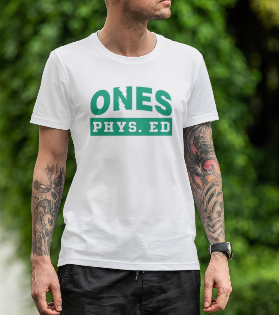 ONES Phys Ed Retro Sports Logo Vintage Gym T-Shirt