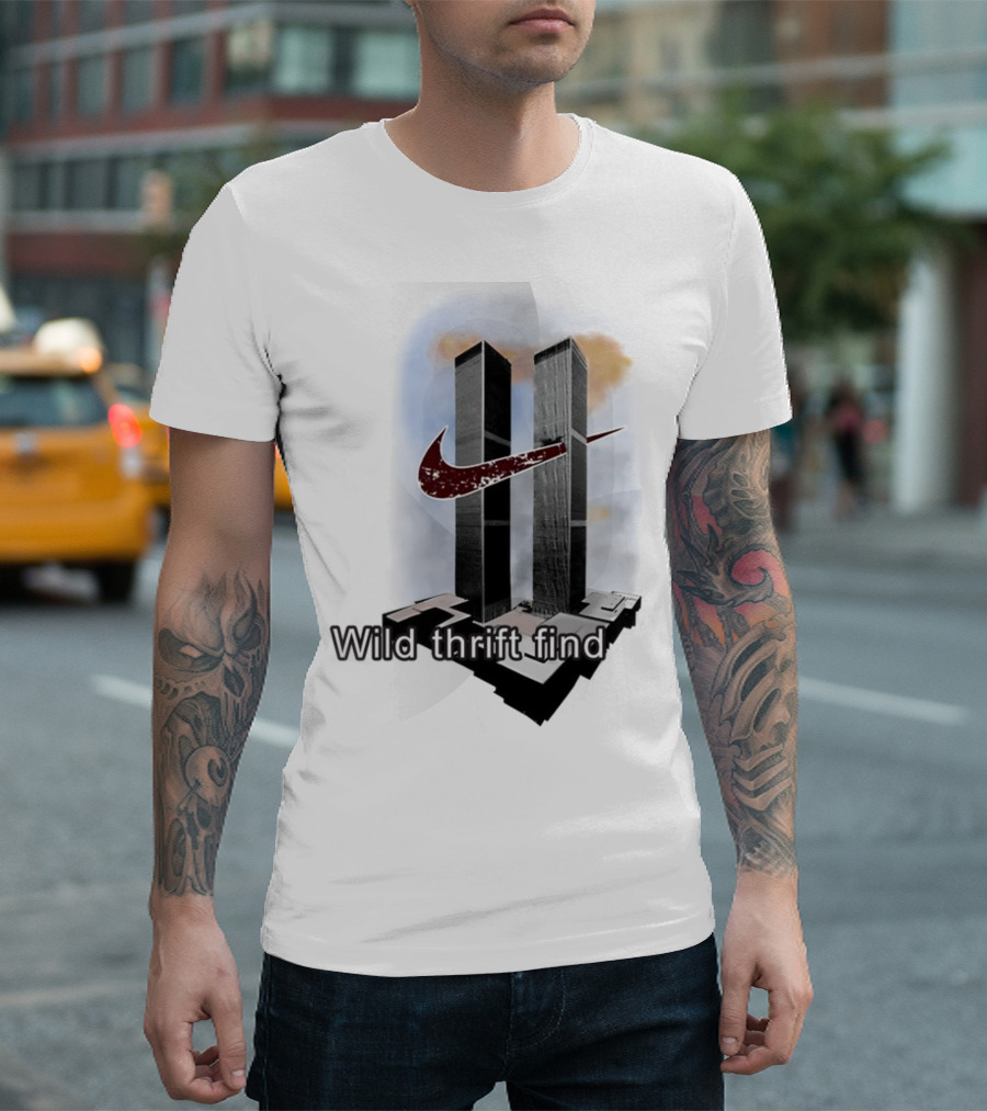 Wild Thrift Find Tiktok Screenshots Twin Towers T-Shirt