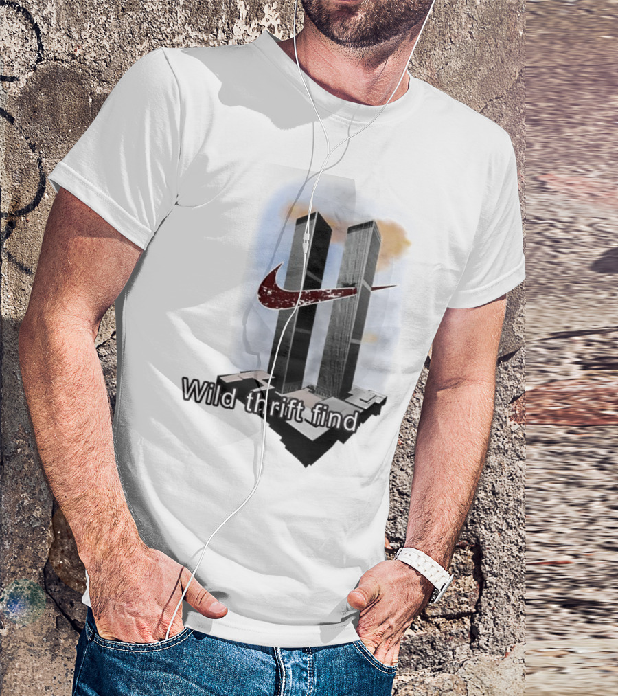 Wild Thrift Find Tiktok Screenshots Twin Towers T-Shirt