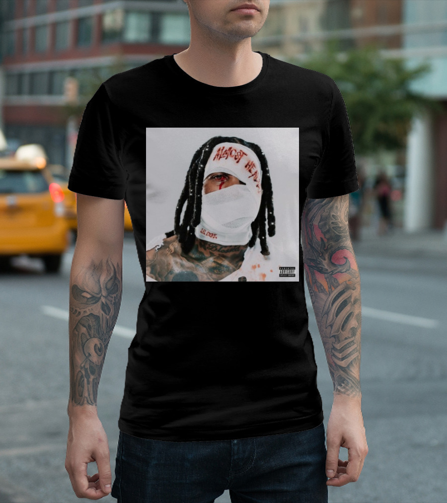 Lil Durk Almost Healed Bandaged Face Album T-Shirt